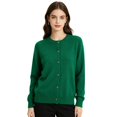 thumbnail image 3 of Kingdiese Womens Elegant Cardigan Knit Top For All Season Comfort With Soft And Lightweight Fit Dressy Cardigan Sweaters Women, Size L, 3 of 3