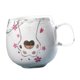 thumbnail image 4 of Tazas de cerámica de 350ML, , 12 onzas, apto para lavavajillas, artesanía para hombres, mujeres, Valentín, novio, novia, niños, U0221 gris CUTICAT mujeres tazas hombres mordaza, 4 of 6