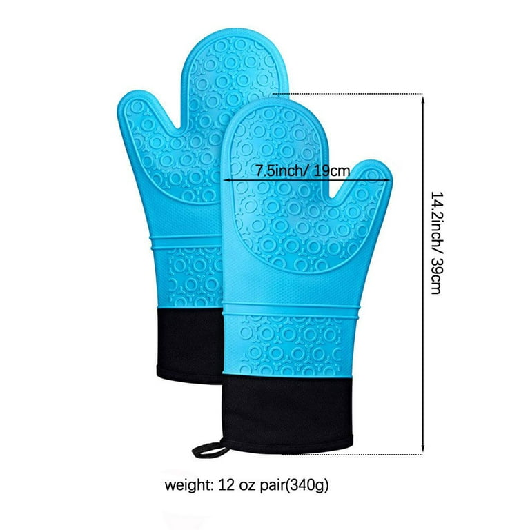 What is the large black mitten like object over hand of the