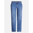 thumbnail image 5 of No Boundaries Straight Leg Jeans, 31.5'' Inseam, Women's 00-20, 5 of 5