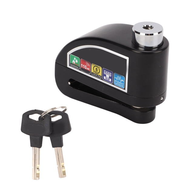 Cerradura de Alarma de Freno de Disco ANGGREK Impermeable 110db Duradera Para Bicicletas de Montaña Eléctricas