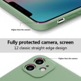 thumbnail image 3 of Funda de silicona suave de lujo a prueba de golpes para iPhone 12 Mini (verde), 3 of 5