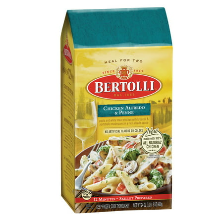 Bertolli Classic Meal for 2 Chicken Alfredo & Penne, 24 oz - Walmart.com