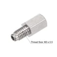 thumbnail image 3 of Latón Recta Grasera M3 x 0,5mm Rosca Hidráulicos Engrasadores Montaje Accesorios, 5uds, 3 of 6