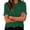 Dark Green, variant on Tees Tops For Women T-Shirts Stripe Print Short Sleeve Crew Neck Casual Trendy Outfits Black