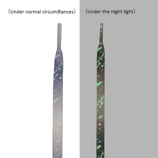 Cordones luminosos para zapatos, cordones fluorescentes brillantes para zapatillas de deporte, cordones planos, zapatos, cordones para botas, 120/140/160CM, cordones para zapatos, 140cm Gao Jinjia LED