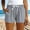 Grey, variant on Shorts for Women Mesh Fabric with Pockets High Waisted Stretch Knee Length Shorts for Women Summer Walking Swim Shorts Mint Green,XS