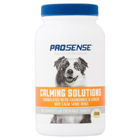 Pro-Sense Anti-Stress Calming Tablets for Dogs, 60 Chewable (Best Calming Aid For Cats)