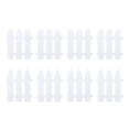 thumbnail image 1 of OULII 8Pcs Garden Decorative Fences in White Plastic for Outdoor Use with Material, 1 of 8
