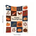 thumbnail image 3 of ShengapQ Autumns Thanksgiving Flannel Throw Blanket, Cute Fall Patterns, Warm Lightweight Cover for Sofa Bed Camping, Decorative Plush Blanket for Fall Decor, 39×28in, 3 of 8