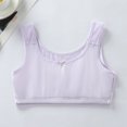 thumbnail image 3 of Ticikt Girls Soft Training Bras Seamless First Bra Girls Sports Bras with Removable Padding Bras, Chest Double Lined,Color:Purple,10-11Years, 3 of 5