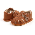 thumbnail image 4 of Baby Girls Boys Non-Slip Flats Sandals Infants Casual Crib Shoes Prewalkers 0-18 Months, 4 of 8