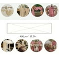 thumbnail image 2 of 2 Pack 13.12Ft Cheesecloth Table Runner 35x157 Inch Boho Gauze Rustic Cheese Cloth Long Romantic Table Runner for Wedding Bridal Shower Birthday Party Table Decor, 2 of 10