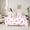 Pink White Red, variant on Manfei Polka Dots Bow Knot Twin Bedding Sets 7-Piece, Red Love Heart Print Bedding Comforter Set, White Pink Girl Sheet Sets, Lightweight Bedroom Decor