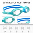thumbnail image 3 of Gafas de natación Zhivalor de silicona para niños impermeables y Antivaho azul, 3 of 7