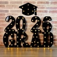 thumbnail image 2 of Graduation Decorations 2026 8 LED Long Marquee Light Up Letters 'Grad 2026' Sign For Kindergarten Preschool High School College Graduation Party Photo Backdrop Wall Decor, 2 of 4