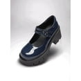 thumbnail image 2 of Women's Mary Jane Platform Pumps Low Heel Chunky Round Toe Chic Y2K Double Strap Design with Padded Collar, 2 of 3
