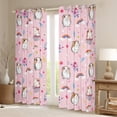 thumbnail image 2 of Manfei Kawaii Guinea Pig Blackout Curtains Set of 2 (52x84 Each),Colorful Country Flower Window Curtains,Cartoon Rainbow Curtains and Drapes For Girls,Luxury Bedroom Decor, 2 of 6
