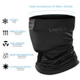 thumbnail image 6 of Lixada Ice Silk Tube Face Mask Neck Headwear Sports Scarf ,Black, 6 of 7