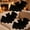 3pcs, variant on Halloween Bat Throw Pillow, Cute Furry Bat Plush Pillows, Spooky Plush Cushion Holiday Decor