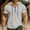 Gray, variant on Men's Shirts,Hoodies Mens Quarter Zipper Short Sleeve Hooded T-Shirts Drawstring Lightweight V Neck Pullover Summer Athletic Shirt