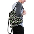 thumbnail image 2 of 13.5 x 16.5 Inch Waterproof Drawstring Backpack with Shoe Compartment – Lightweight Dry Wet Separation Gym Bag for Men Women & Teens, 2 of 5