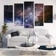 thumbnail image 5 of Póster de arte de pared con 5 paneles/cuadros para decoración del hogar Cielo estrellado, 5 of 5
