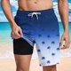 thumbnail image 2 of Pantalones Cortos Casuales para Hombre Imprimir con Bolsillos Pantalones de Playa de Cintura Elástica, Pantalones Cortos de Cintura Elástica para Hombre, 2 of 8