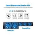 thumbnail image 4 of PS4 Automatic Cooling Fan, External Turbo USB Cooler Fan, Automatic Temperature Sensor Control Heat Dissipation for PlayStation 4, 4 of 7