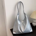 thumbnail image 1 of Paquete informal para mujer con monedero Color sólido Cuero PU Bolso simple diario para mujer, 1 of 5