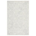 thumbnail image 2 of SAFAVIEH Jardin Cyan Leaves Area Rug, Ivory/Blue, 5' x 8', 2 of 8