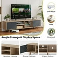 thumbnail image 7 of Barara King Entertainment Centers,TV Stands,63 Inch TV Stand with 2 Doors and Open Shelves for Living Room, 7 of 7