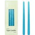 thumbnail image 1 of Zest Candle 12-Piece Taper Candles, 12-Inch, Turquoise, 1 of 6