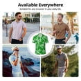 thumbnail image 6 of Daiia Bamboo Pattern Men’s Polo Shirts,Solid Deck Shirt,Classic Fit, Breathable Cotton Polo for Casual and Sport Wear-X-Large, 6 of 7