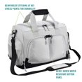 thumbnail image 2 of Bolsa de lona FocusGear Ultimate Gym Bag 2.0 plateada mediana, 2 of 6