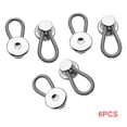 thumbnail image 4 of ziyahi 6pcs 10mm Dress Neck Collar Extenders Button Elastic Alloy Spring Jeans Shirt Buckle Extension Buttons, 4 of 4