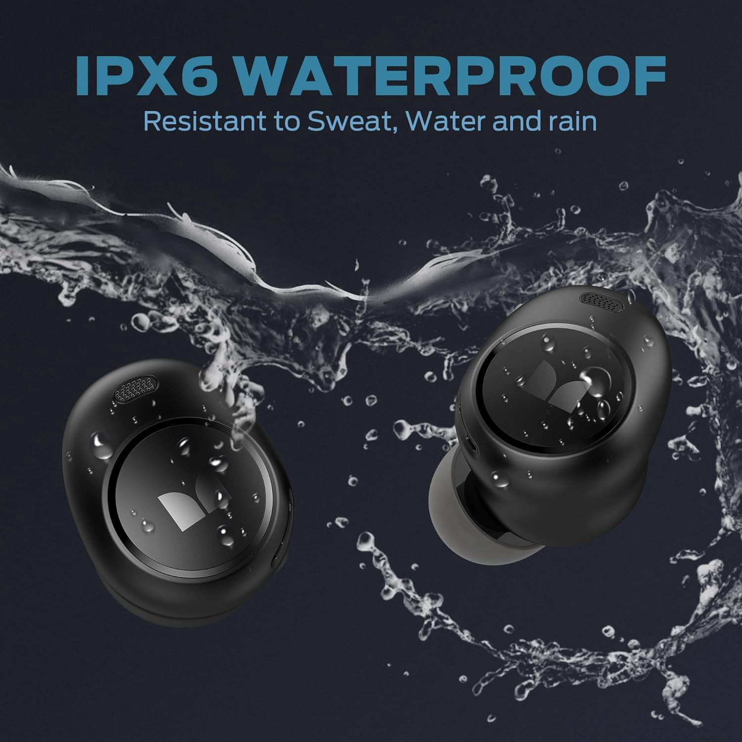 Monster Achieve 300 AirLinks Wireless Earbuds (Black Grey color)