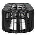 thumbnail image 3 of SAFAVIEH Jabez Coastal Oval Coffee Table, Black, 3 of 9