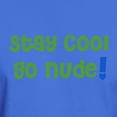 thumbnail image 3 of CafePress - Stay Cool, Go Nude Dark T Shirt - Men's Classic Graphic Cotton T-Shirt, 3 of 4