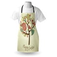 thumbnail image 3 of Easter Apron Vintage Spring Tree with Colorful Foliage Ornate Eggs Birds Festive Easter Holiday, Unisex Kitchen Bib Apron with Adjustable Neck for Cooking Baking Gardening, Multicolor, by Ambesonne, 3 of 3