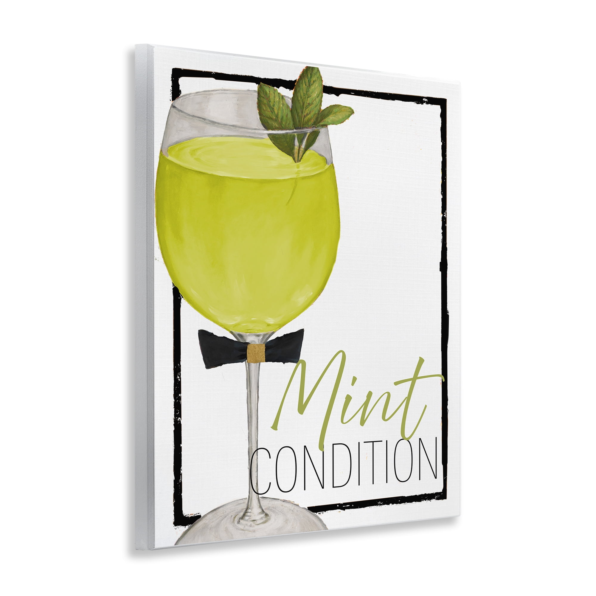 Stupell Industries Mint Condition Cocktail Wall Plaque Art, design by Lorenzo Collective