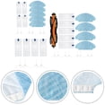 thumbnail image 3 of Mosiee Side Brush Filter Mop Rag For Tefal Explorer X-Plorer 20 40 Series Robot Vacuum Cleaner Replacement Robot Sweeper Spare Part, 3 of 4