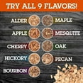 thumbnail image 2 of Camerons Wood Smoker Chips, 3 Pack ~ 2 lb. Bag, 260 cu. in. - Apple, Cherry, Hickory - 100% Natural, Fine Wood Smoking and Barbecue Chips, 2 of 5