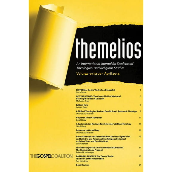 Themelios: Themelios, Volume 39, Issue 1 (Paperback)
