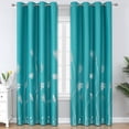 thumbnail image 1 of Cortinas Estelar Textiler, 132 x 259 cm, opacas, color verde azulado, 2 paneles, 1 of 9