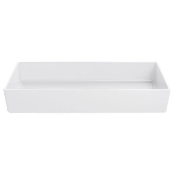 HUBERT® Full Size White Melamine Modular Pan - 20"L x 12"W x 3"H