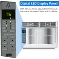 thumbnail image 6 of Homhougo 6,000 BTU Window Air Conditioner, 3-in-1 AC Unit (Cooling, Dehumidifying, Fan), Timer, Sleep/ECO Mode, Easy Installation Kit, Cools Rooms Up to 350 Sq.Ft, 115V/60Hz, 6 of 8