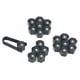 thumbnail image 2 of 20pcs Universal 19mm Cubiertas de tuerca de rueda Tapas de tuerca de seguridad Protector de tor Carevas  Cubierta de la tuerca de la rueda, 2 of 7