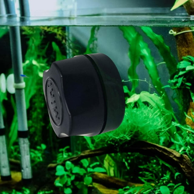 Limpiador Magnético Salvador Mini Cepillo Limpiador de Acuario Removedor de Limpieza Negro