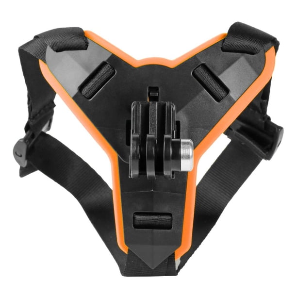 Soporte Para correa de barbilla Para casco de motocicleta Likrtyny Para GoPro Yi OSMO Action naranja